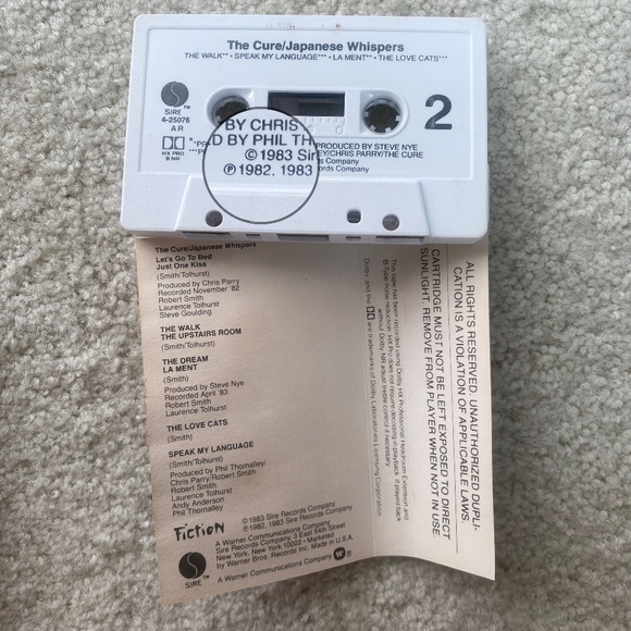 80s I THE CURE I 6 Cassette Tapes + 1 Cassette Single - Picture 7 of 16